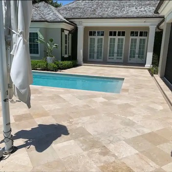 Cleaned n Sealed Travertine Pool Deck.webp